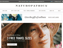 Tablet Screenshot of naturopathica.com